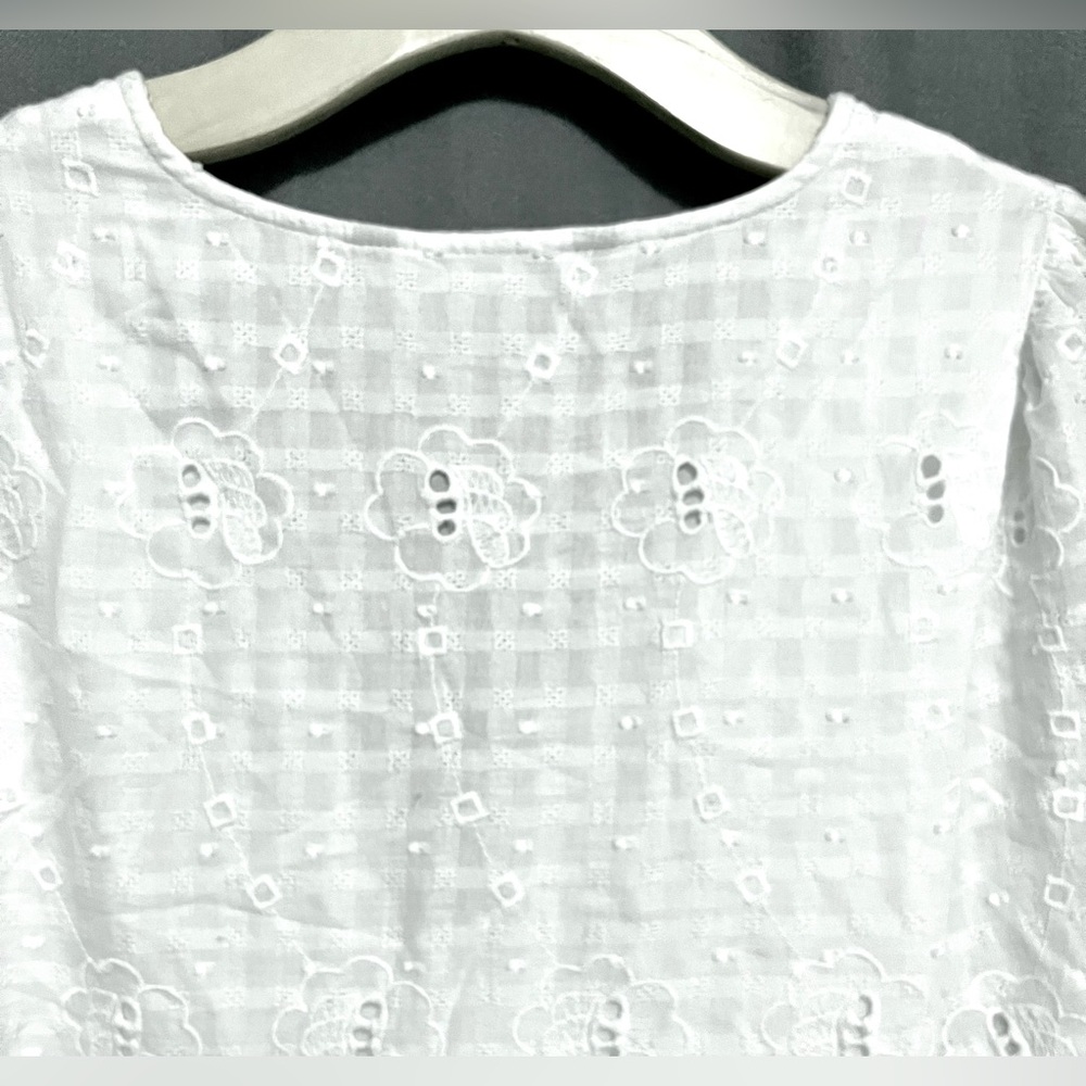ZARA- Embroidered Eyelet Dress - Picture 8 of 10